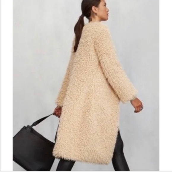Reformation Tan Brixton Coat